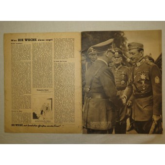 Magazine “Die Woche”, Nr. 27, 8. July 1942, 28 pages. Espenlaub militaria
